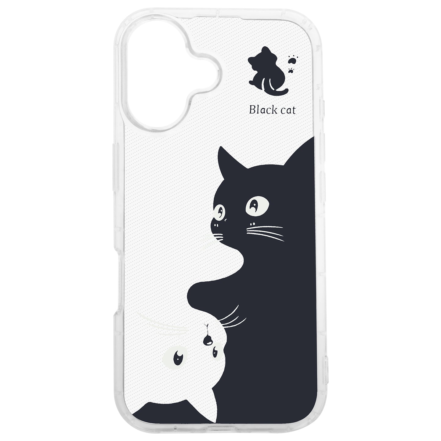 Suojakotelo Apple iPhone 17:lle, OEM, Ultra Trendy Cat, Musta