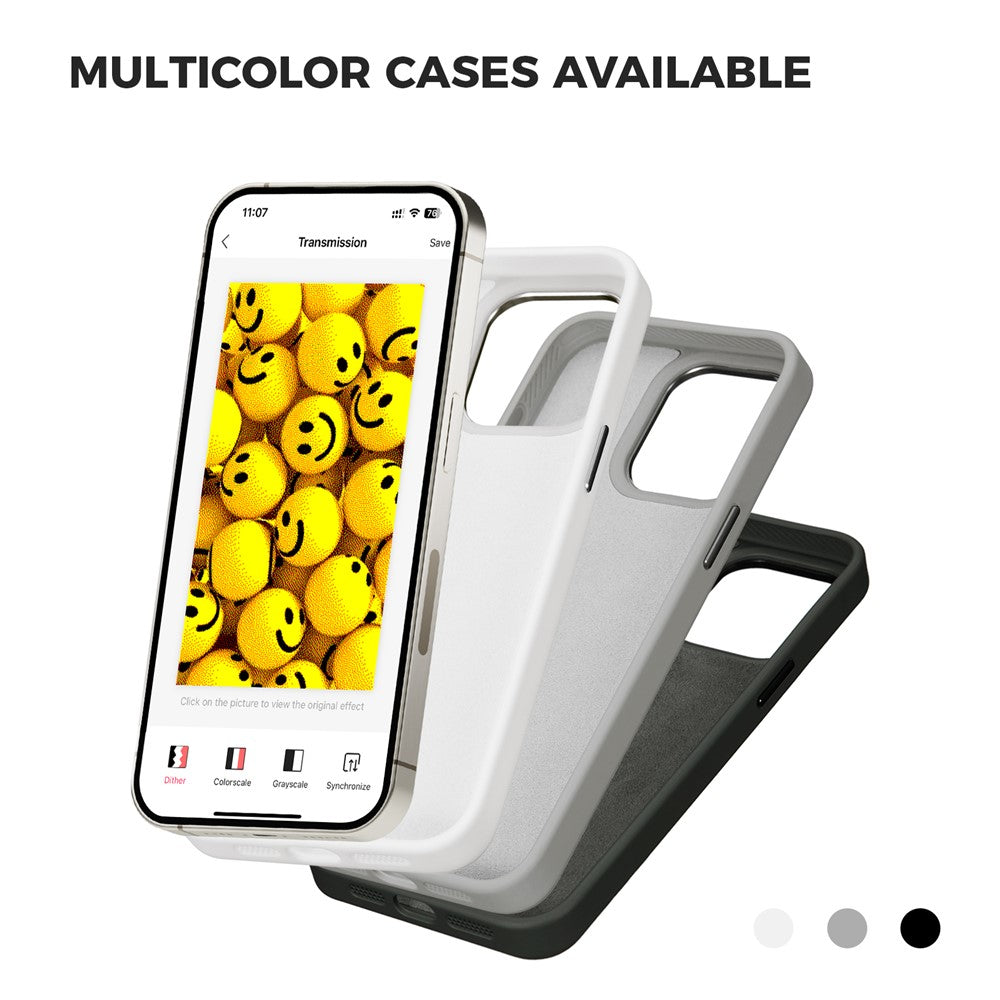 Kuori Apple iPhone 14 Pro:lle, OEM, Mukautettu E-Ink-näyttö, Musta