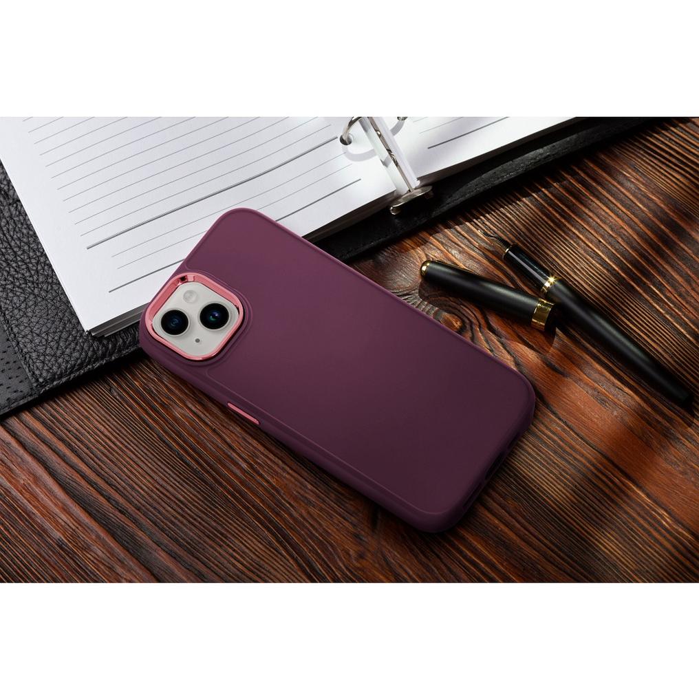 Suojakuori Apple iPhone 18 Pro / iPhone 17 Pro -puhelimelle, OEM, Frame, viininpunainen