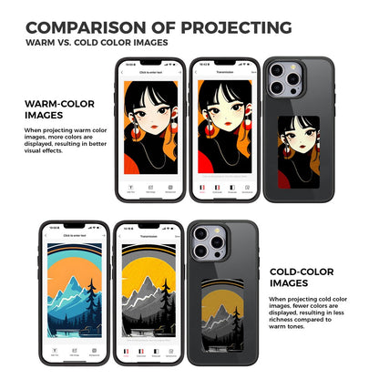 Kuori Apple iPhone 14 Pro Maxille, OEM, Mukautettu E-Ink-näyttö, Musta