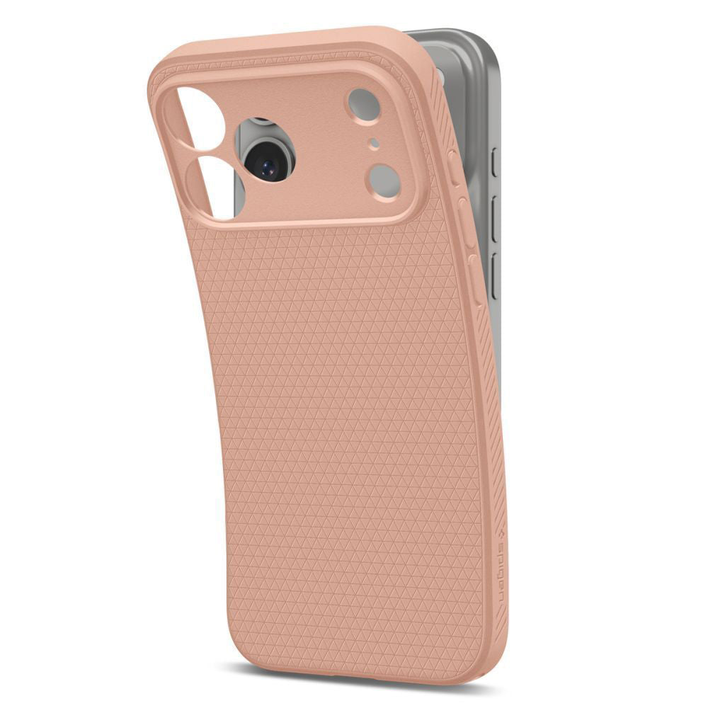 Kuori Apple iPhone 18 Pro Max / 17 Pro Max, Spigen, Liquid Air, Vaaleanpunainen ACS12115