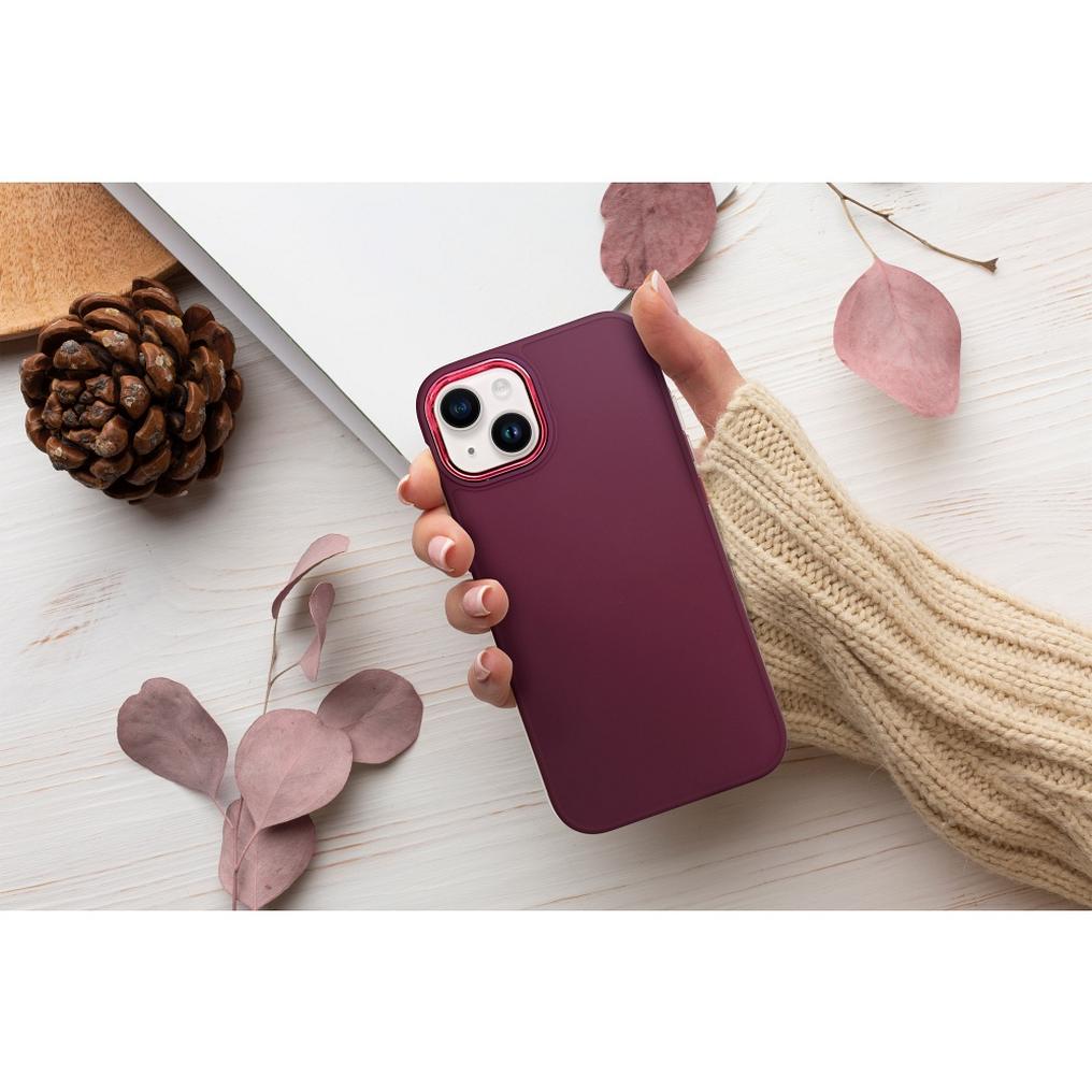 Suojakuori Apple iPhone 18 Pro / iPhone 17 Pro -puhelimelle, OEM, Frame, viininpunainen