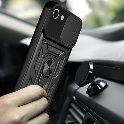 Kuori Apple iPhone 6 / 6s:lle, Techsuit, CamShield, Vaaleanpunainen