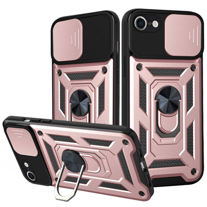 Kuori Apple iPhone 6 / 6s:lle, Techsuit, CamShield, Vaaleanpunainen