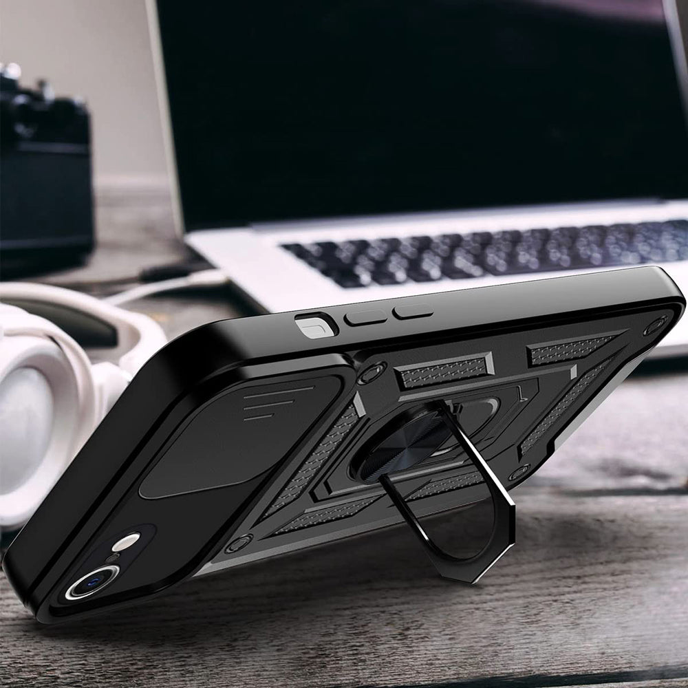 Kuori Apple iPhone 6 / 6s:lle, Techsuit, CamShield, Vaaleanpunainen