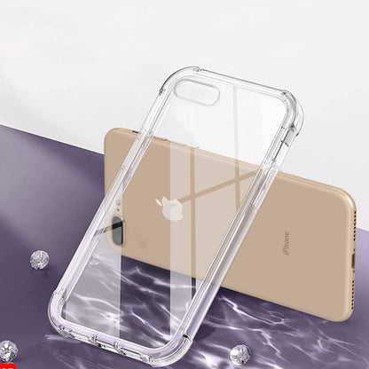 Kuori Apple iPhone 8 Plus / 7 Plus, Techsuit, Iskunkestävä Kirkas, Läpinäkyvä
