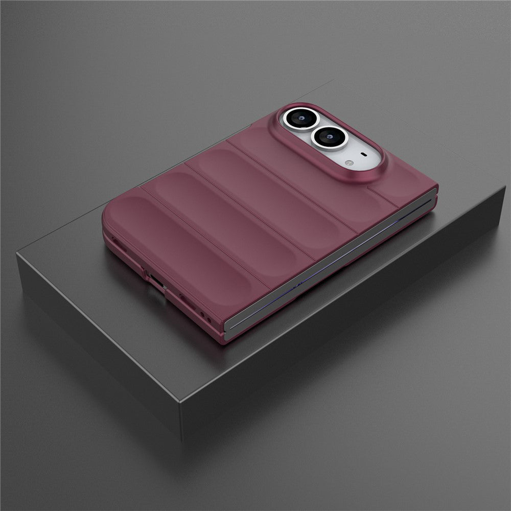 Techsuit Magic Shield -suojakuori Apple iPhone Duo -puhelimelle, tummanviininpunainen