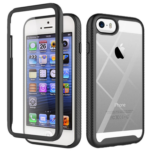Kuori Apple iPhone SE (2016) / 5 / 5s, Techsuit, Defense360 Pro, Musta