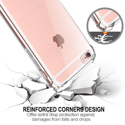 Kuori Apple iPhone SE (2016) / 5 / 5s, Techsuit, Iskunkestävä Kirkas, Läpinäkyvä