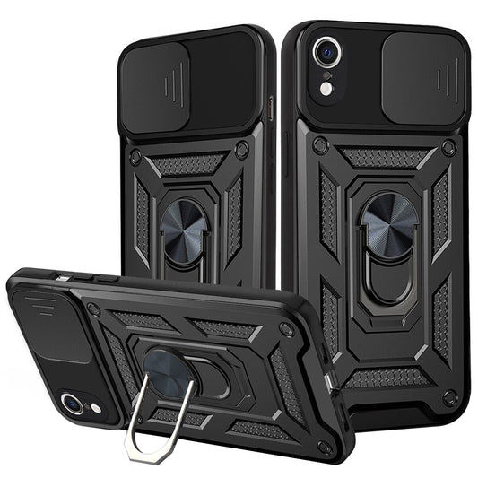 Kuori Apple iPhone XR:lle, Techsuit, CamShield, Musta