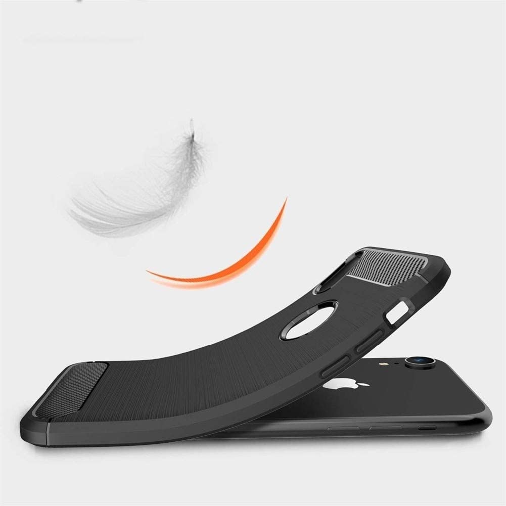 Kuori Apple iPhone XR:lle, Techsuit, Hiili, Musta