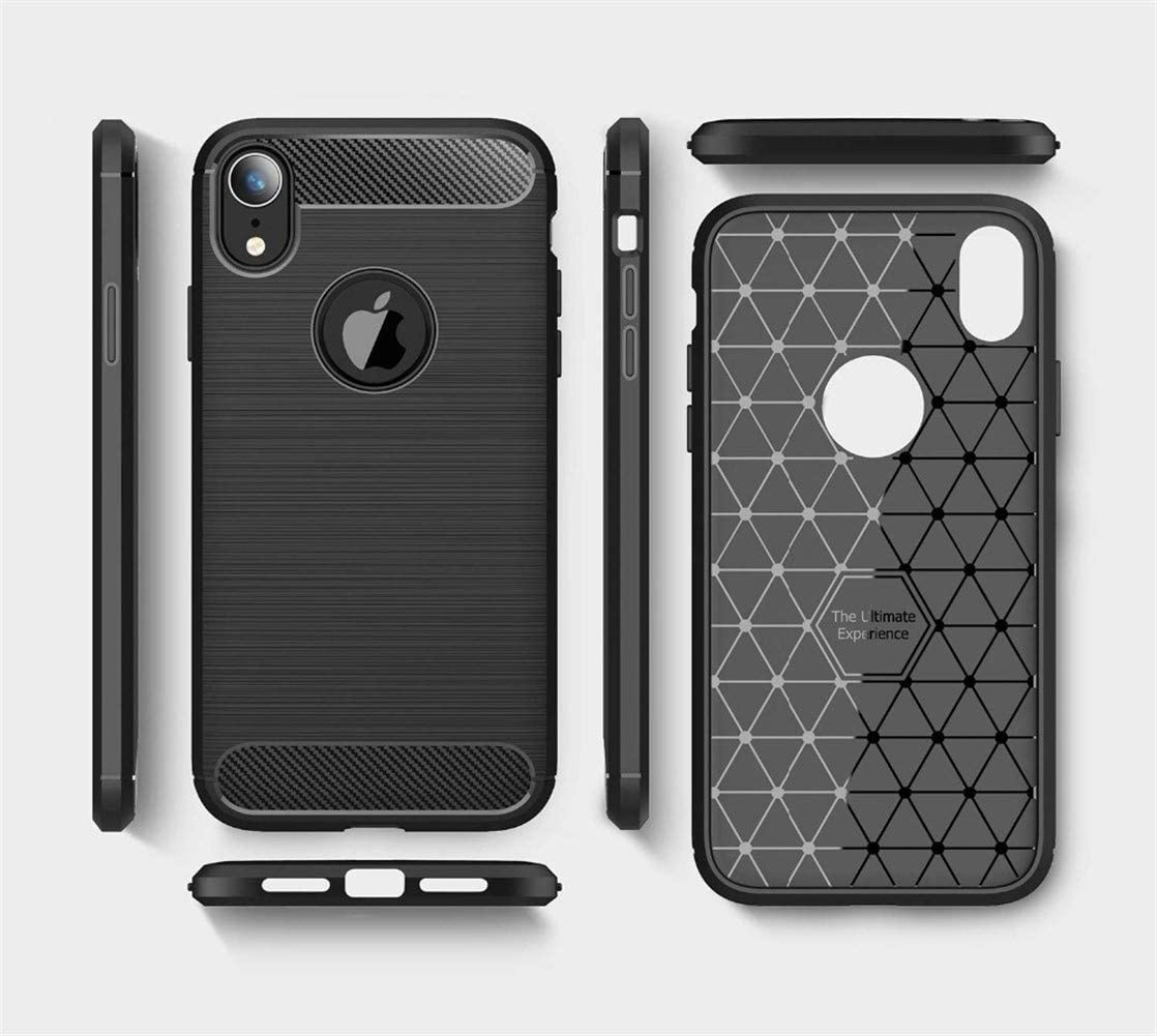 Kuori Apple iPhone XR:lle, Techsuit, Hiili, Musta