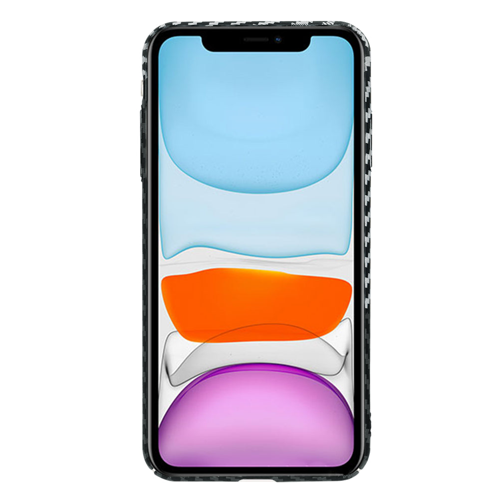Kuori Apple iPhone XR:lle, Techsuit, Carbonite FiberShell, Musta Harmaa
