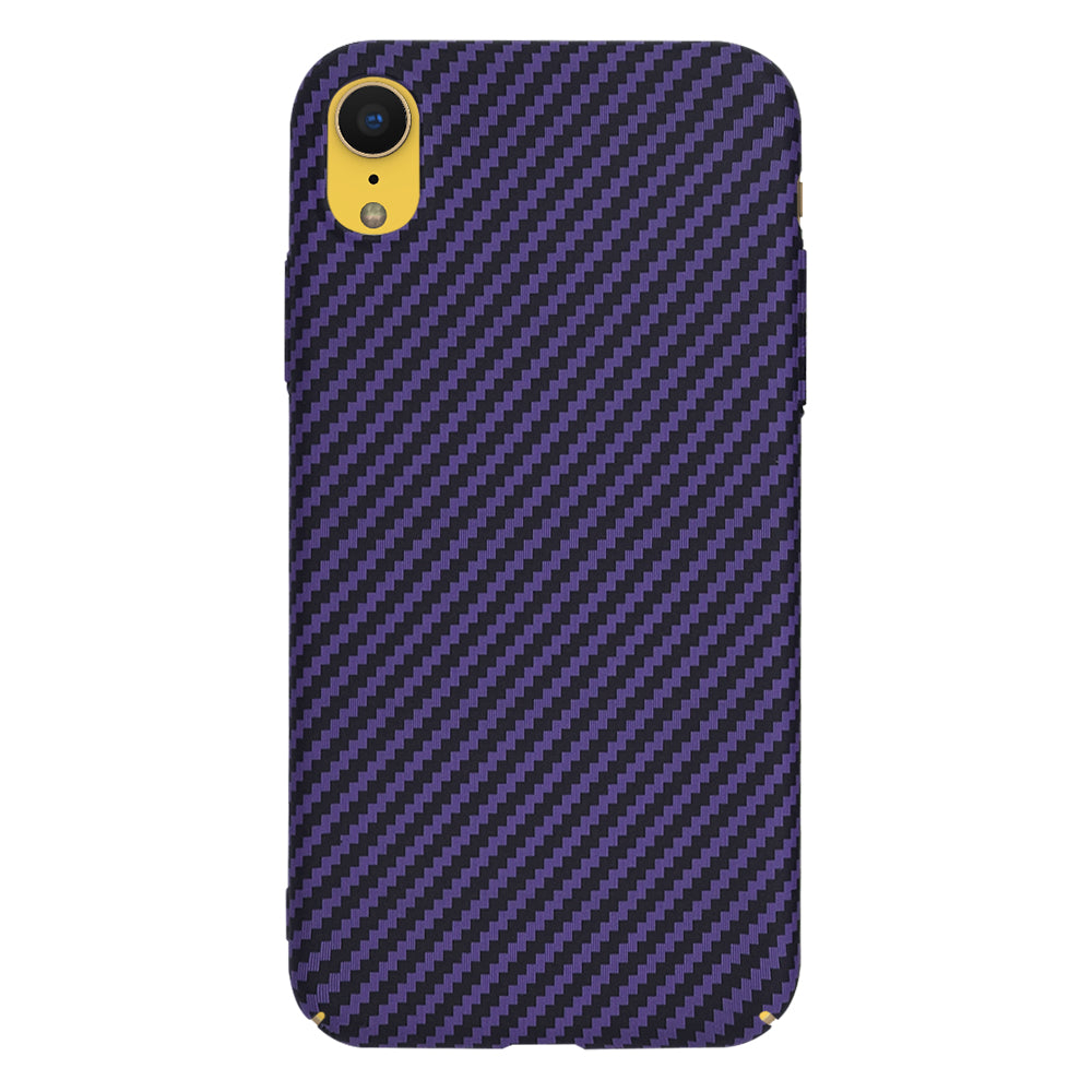 Kuori Apple iPhone XR:lle, Techsuit, Carbonite FiberShell, Violetti