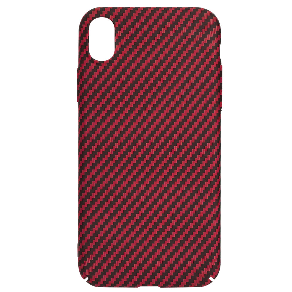 Kuori Apple iPhone XR:lle, Techsuit, Carbonite FiberShell, Punainen