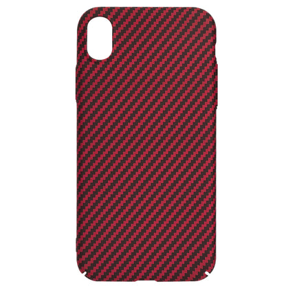 Kuori Apple iPhone XR:lle, Techsuit, Carbonite FiberShell, Punainen