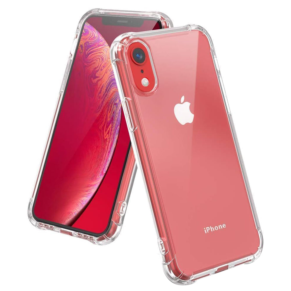 Kuori Apple iPhone XR:lle, Techsuit, Iskunkestävä Kirkas, Läpinäkyvä