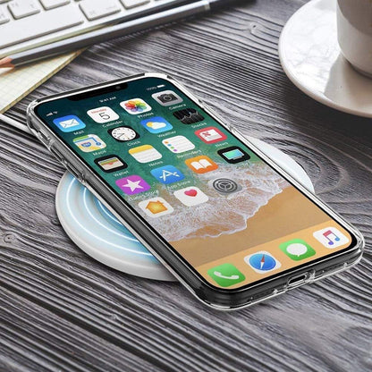 Kuori Apple iPhone XR:lle, Techsuit, Iskunkestävä Kirkas, Läpinäkyvä