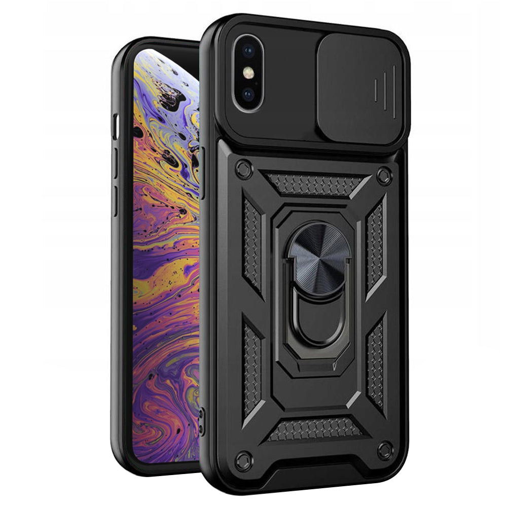 Kuori Apple iPhone XS Maxille, Techsuit, CamShield, Musta