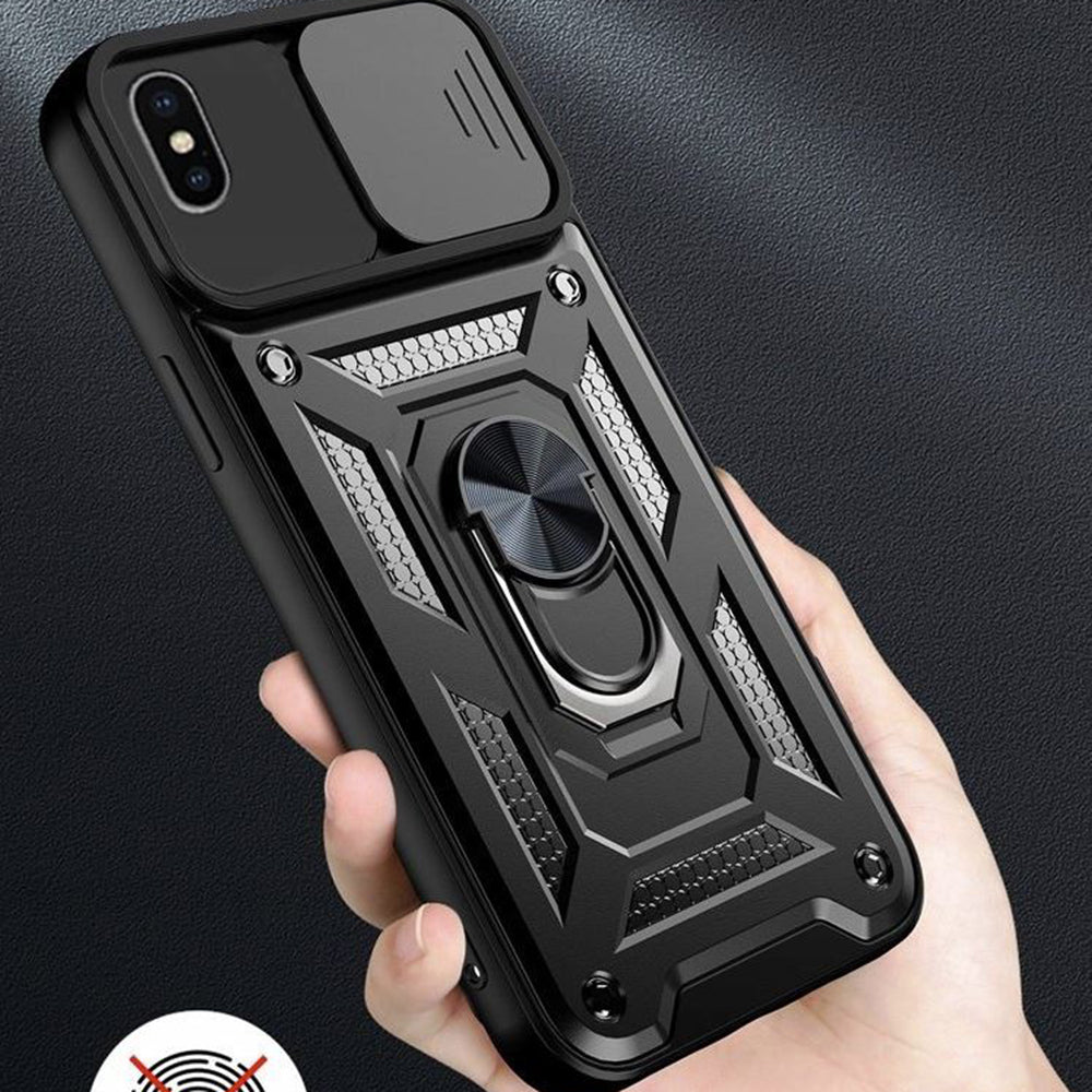 Kuori Apple iPhone XS Maxille, Techsuit, CamShield, Musta