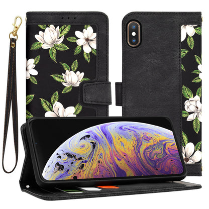 Kuori Apple iPhone XS Maxille, Techsuit, FlipCraft, Musta