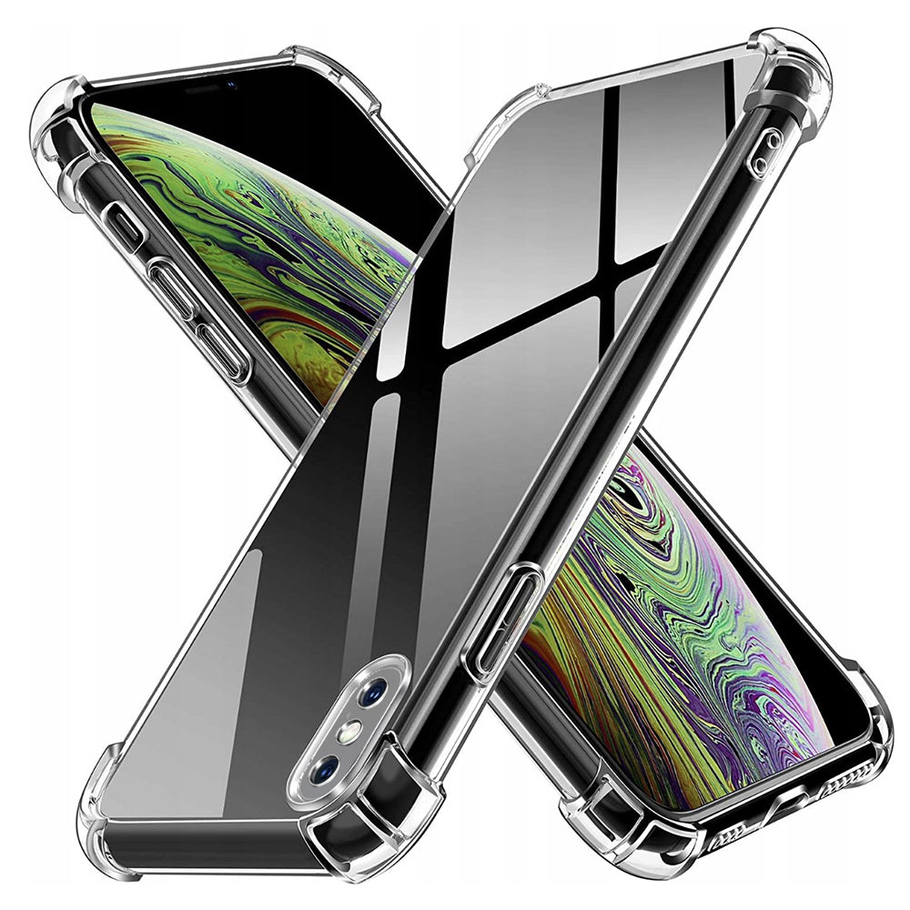 Kuori Apple iPhone XS Maxille, Techsuit, Iskunkestävä Kirkas, Läpinäkyvä
