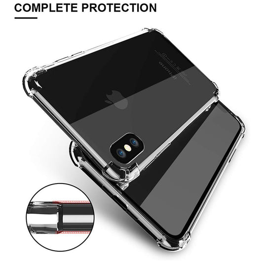 Kuori Apple iPhone XS Maxille, Techsuit, Iskunkestävä Kirkas, Läpinäkyvä