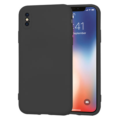 Kuori Apple iPhone XS / X:lle, Techsuit, SoftFlex, Musta
