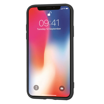 Kuori Apple iPhone XS / X:lle, Techsuit, SoftFlex, Musta