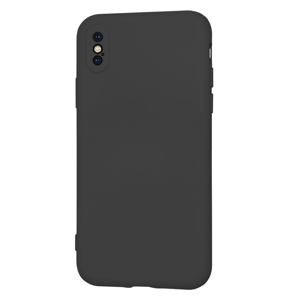 Kuori Apple iPhone XS / X:lle, Techsuit, SoftFlex, Musta