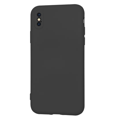 Kuori Apple iPhone XS / X:lle, Techsuit, SoftFlex, Musta