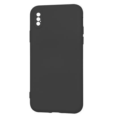 Kuori Apple iPhone XS / X:lle, Techsuit, SoftFlex, Musta