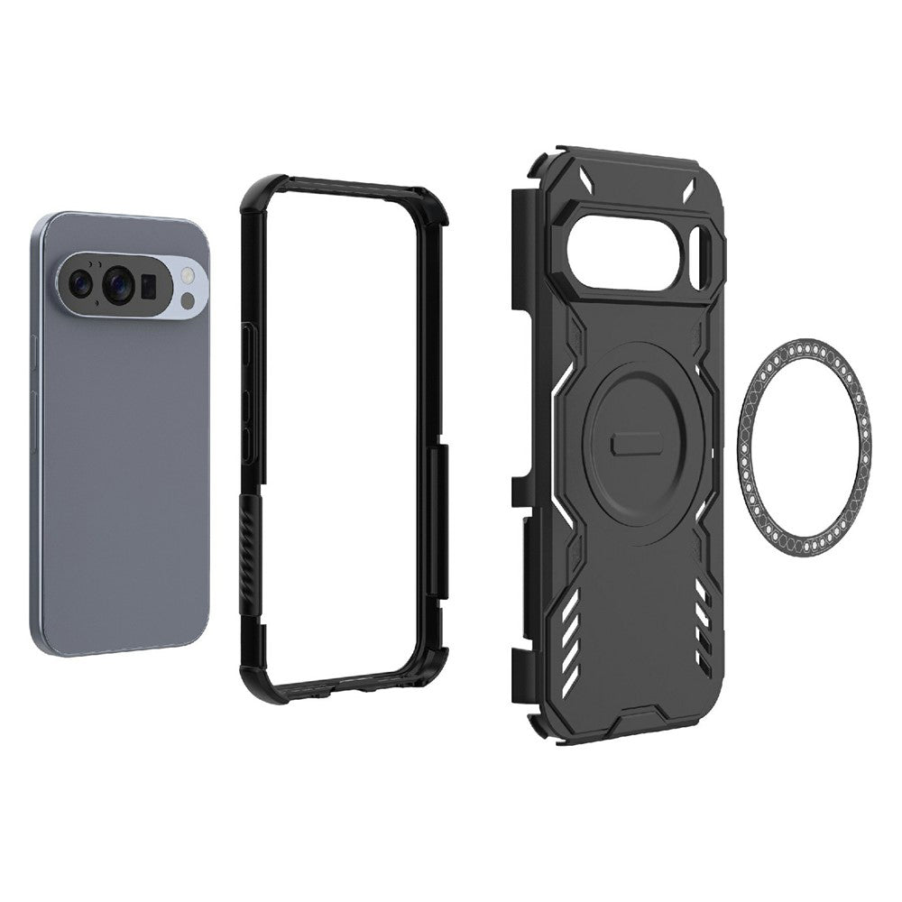 MagSafe-kuori Google Pixel 10 Pro / 10:lle, Techsuit, ArmorMag, Musta