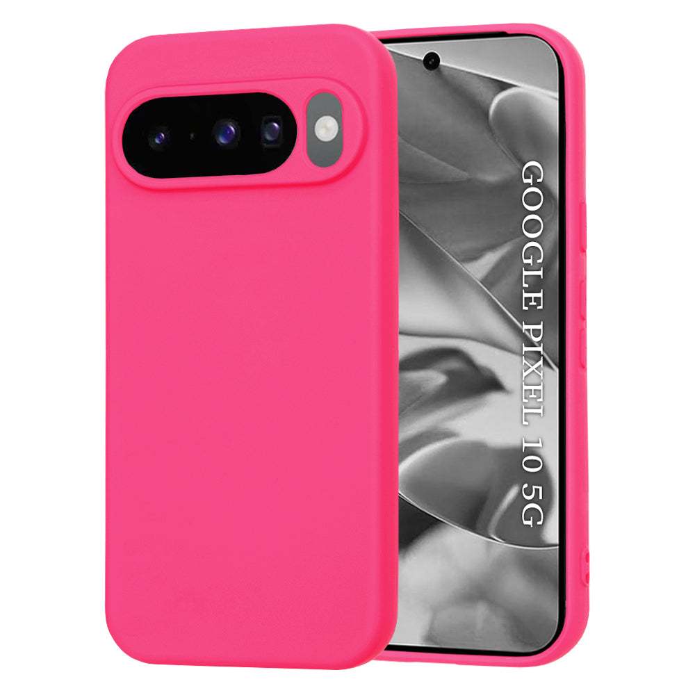 Suojakotelo Google Pixel 10 Pro / 10, Techsuit, SoftFlex, Tummanpunainen