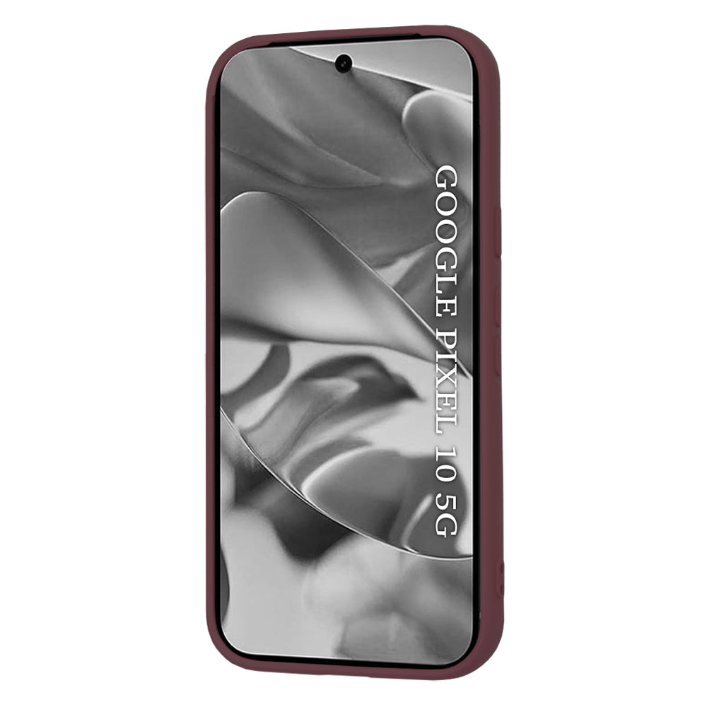 Suojakotelo Google Pixel 10 Pro / 10, Techsuit, SoftFlex, Kirsikanpunainen