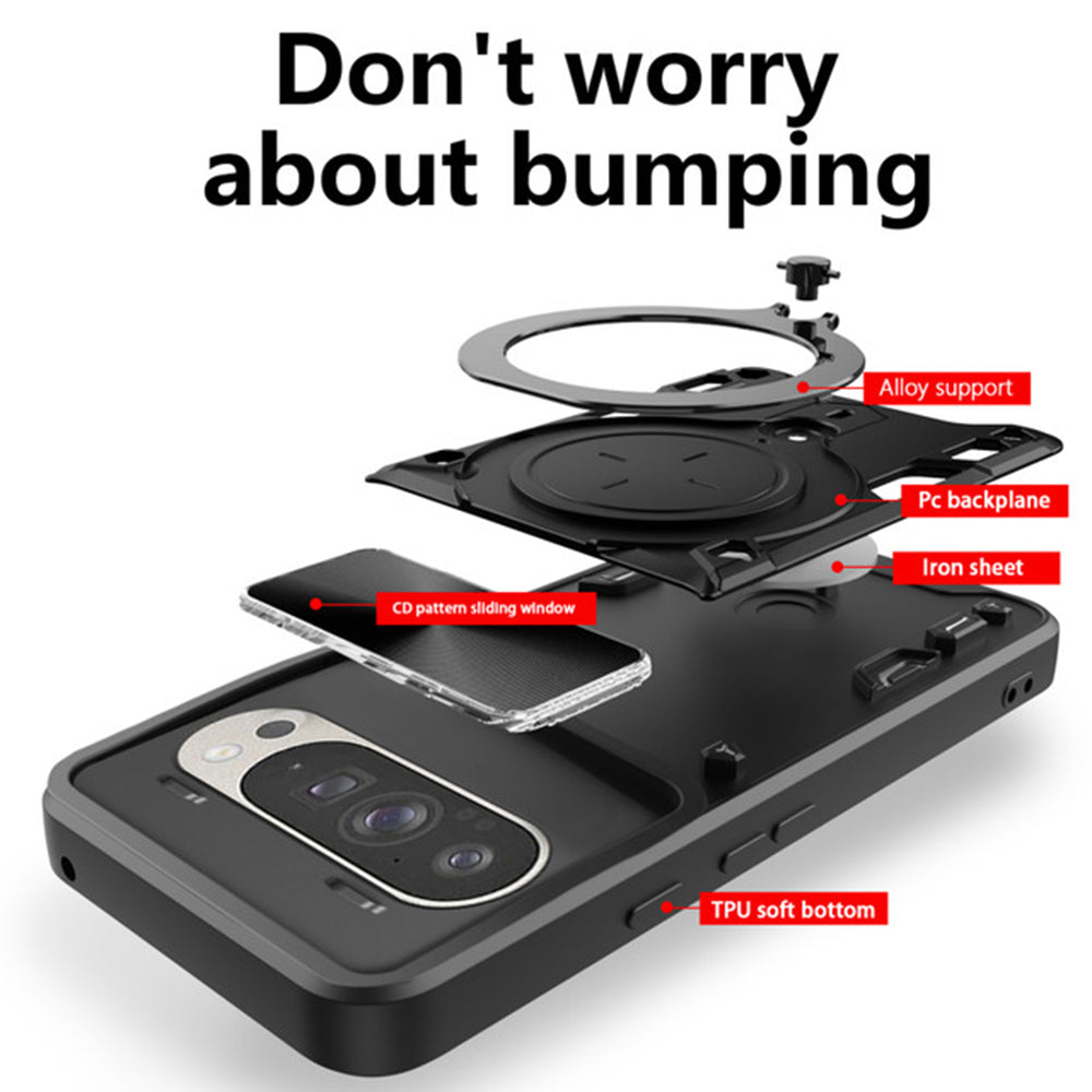 Kuori Google Pixel 10 Pro XL:lle, Techsuit, CamGuard Pro, Violetti