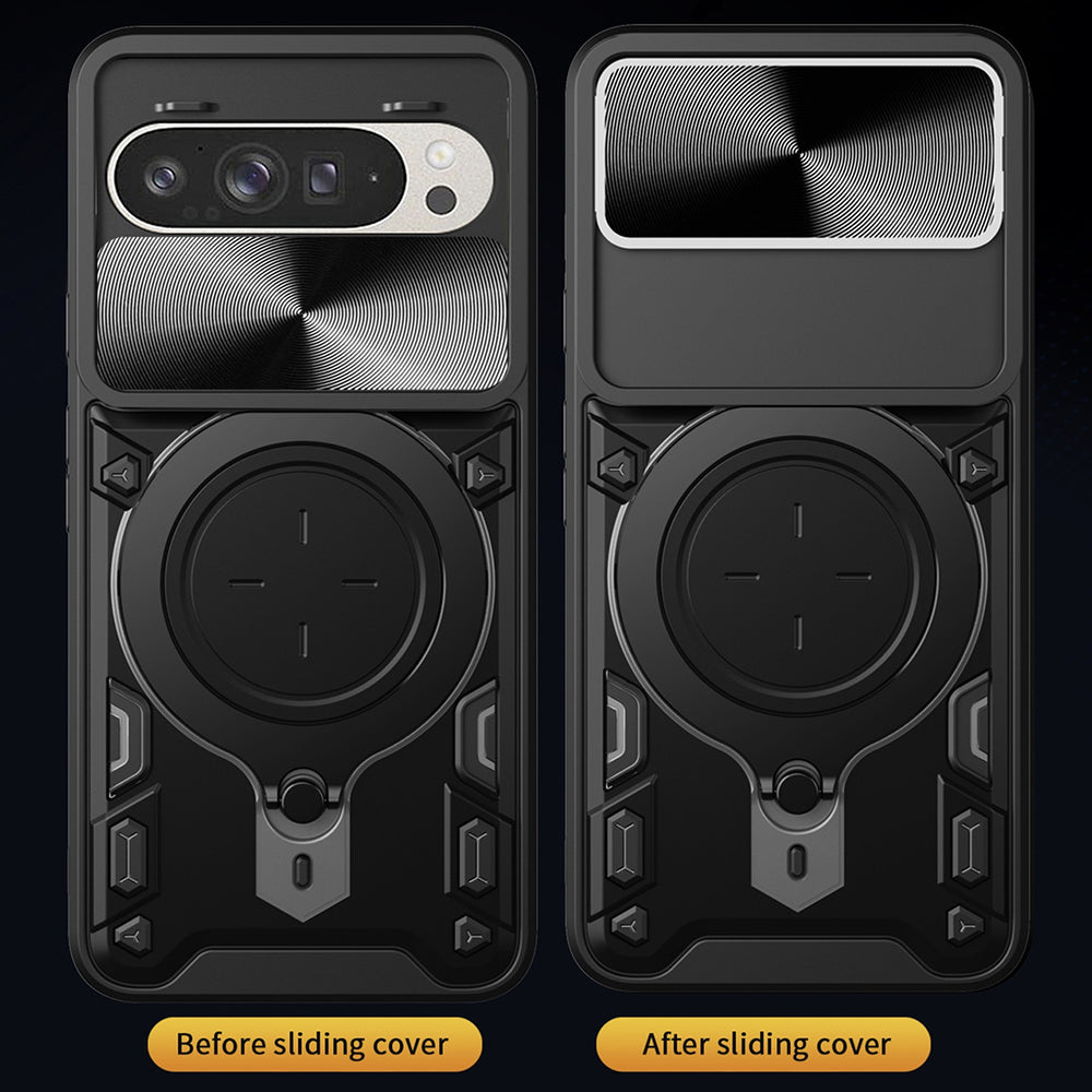 Kuori Google Pixel 10 Pro XL:lle, Techsuit, CamGuard Pro, Musta