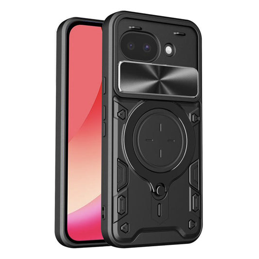 Kotelo Google Pixel 10a:lle, Techsuit, CamGuard Pro, Musta