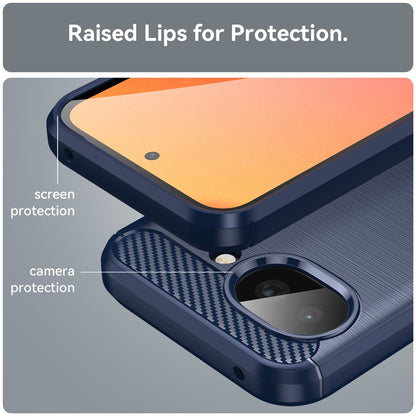 Kuori Google Pixel 10a:lle, Techsuit, Hiili, Sininen
