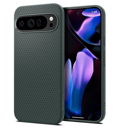 Suojakotelo Google Pixel 9 Pro XL:lle, Spigen, Liquid Air, Vihreä ACS07717