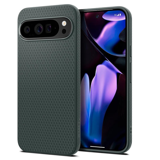 Suojakotelo Google Pixel 9 Pro XL:lle, Spigen, Liquid Air, Vihreä ACS07717