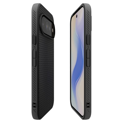 Kuori Google Pixel 11 Pro:lle, Spigen, Liquid Air, Matta Musta ACS11428