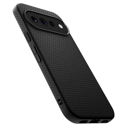 Kuori Google Pixel 11 Pro XL:lle, Spigen, Liquid Air, Matta Musta ACS11448