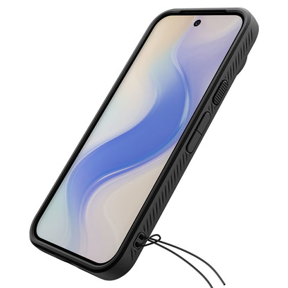 Kuori Google Pixel 11 Pro XL:lle, Spigen, Liquid Air, Matta Musta ACS11448