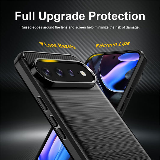 Kuori Google Pixel 11 Pro XL:lle, Techsuit, Hiili, Musta