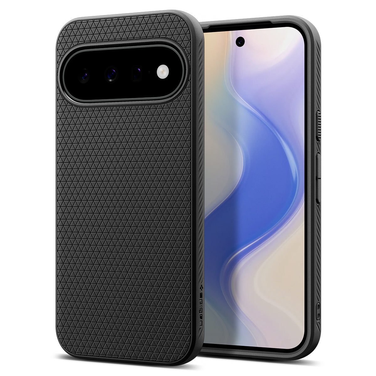 Kuori Google Pixel 11:lle, Spigen, Liquid Air, Matta Musta ACS11438