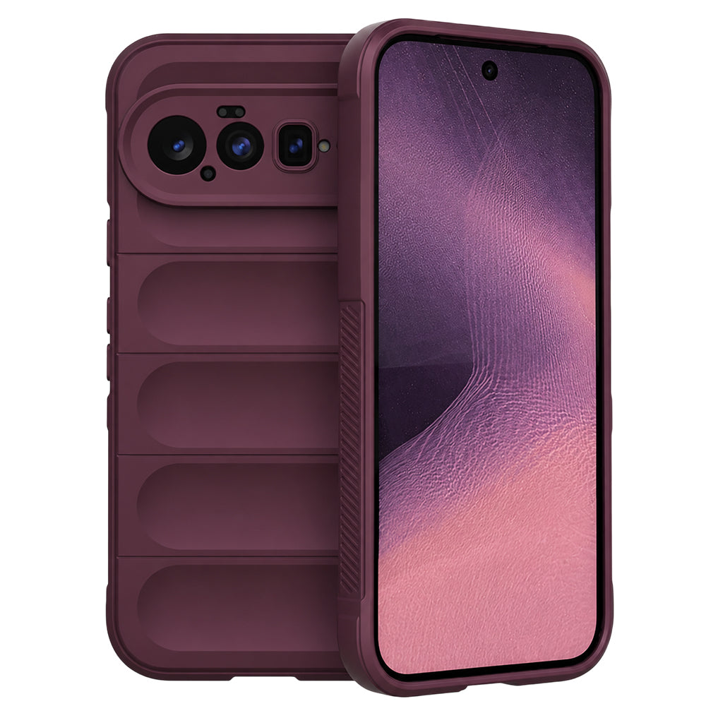 Kuori Google Pixel 11:lle, Techsuit, Magic Shield, Viininpunainen