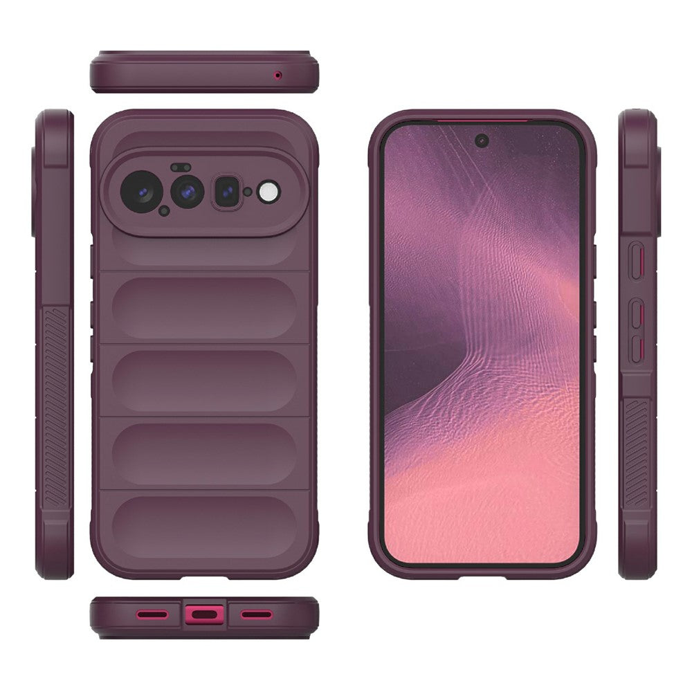 Kuori Google Pixel 11:lle, Techsuit, Magic Shield, Viininpunainen