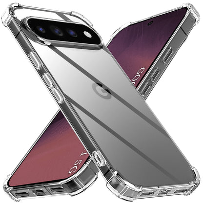 Case for Google Pixel 11, Techsuit, Shockproof Clear, Transparent