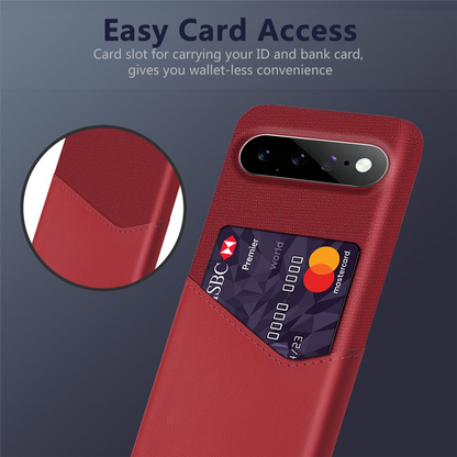 Case for Google Pixel 11 Pro XL, OEM, Card Holder, Red
